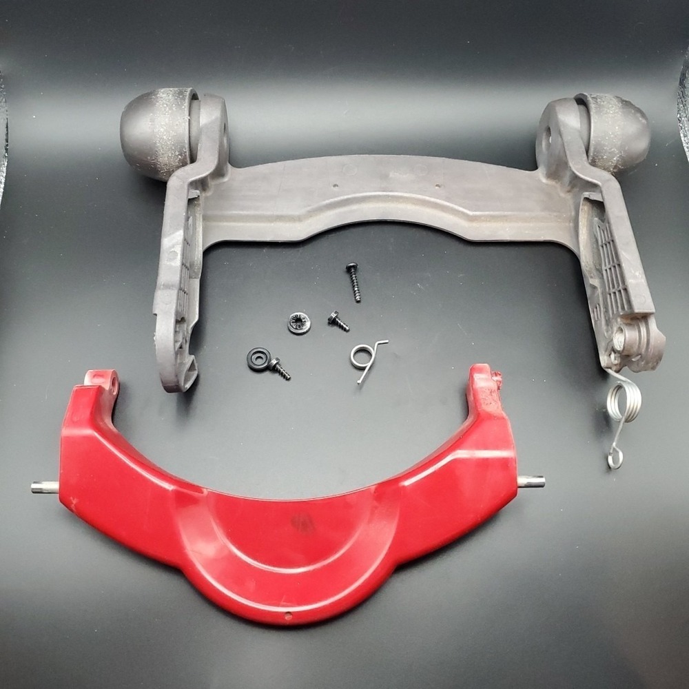 Dyson DC25 Vacuum Parts Red Pedal with Gray Wheel Assembly Replacement OEM